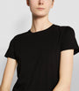 Vince Black Pima Cotton Essential T-Shirt