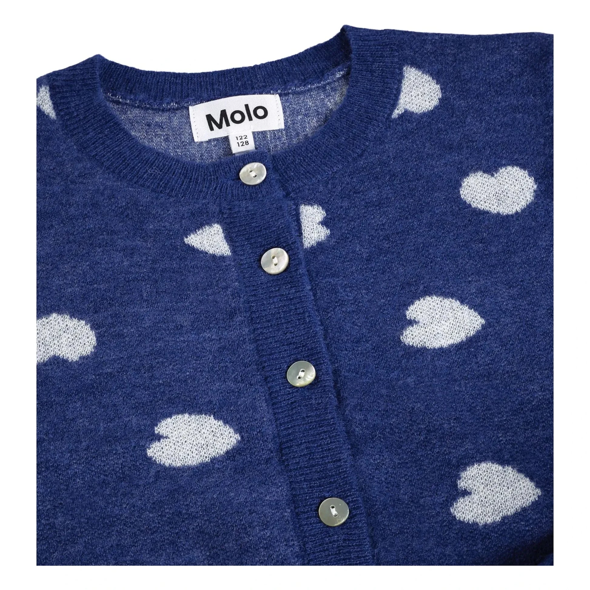 Molo - Ginny Cœurs cardigan  | Navy blue