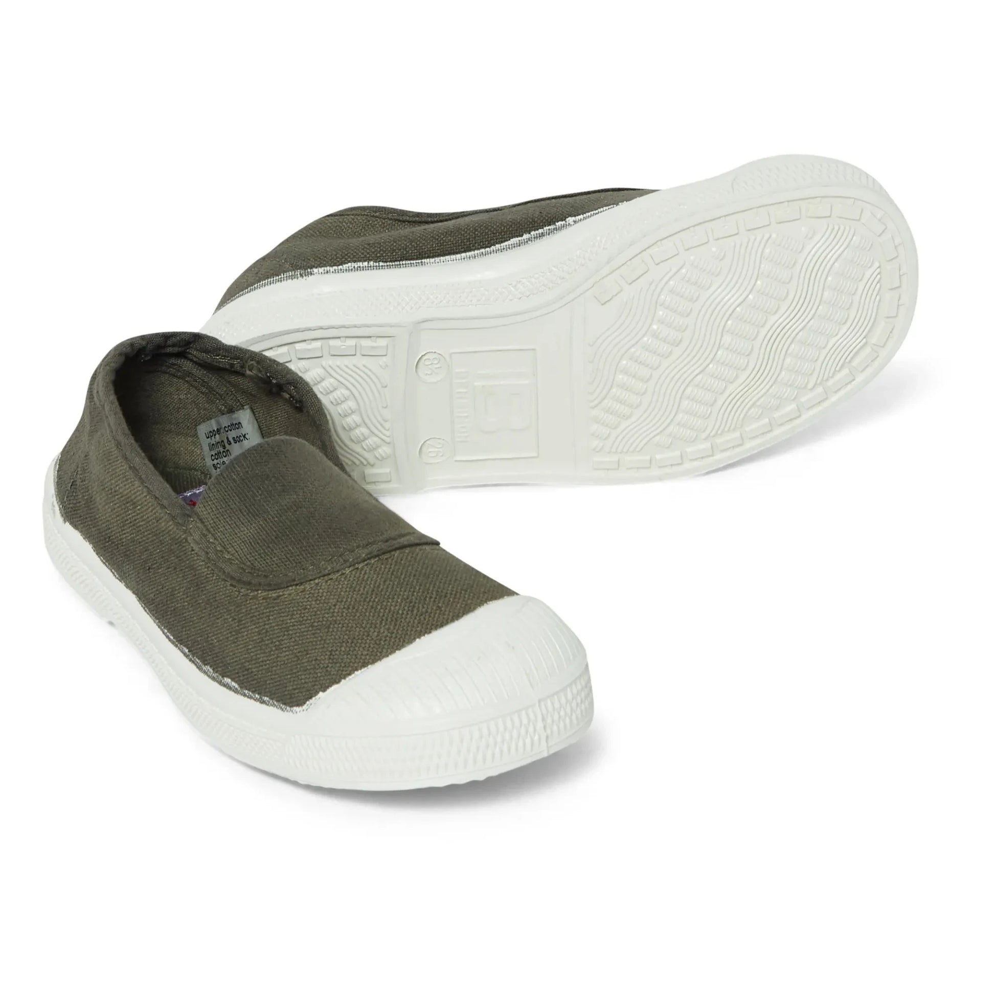 Bensimon - Vegan Elastic Sneakers | Khaki