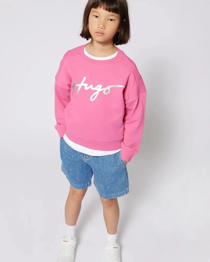 Çocuk HUGO sweatshirt