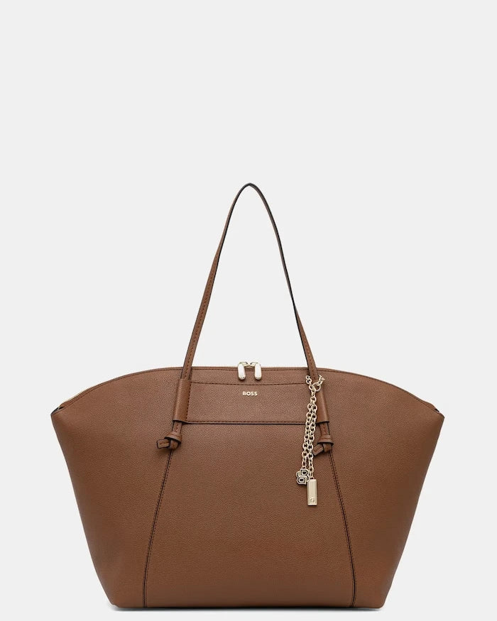 BOSS шопинг чанта дамска от имитация на кожа SALLEY TOTE