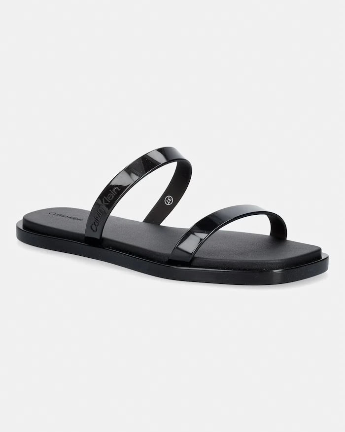 Calvin Klein kadın JELLY SNDL DOUB BAR SHINY ST TPU çehli