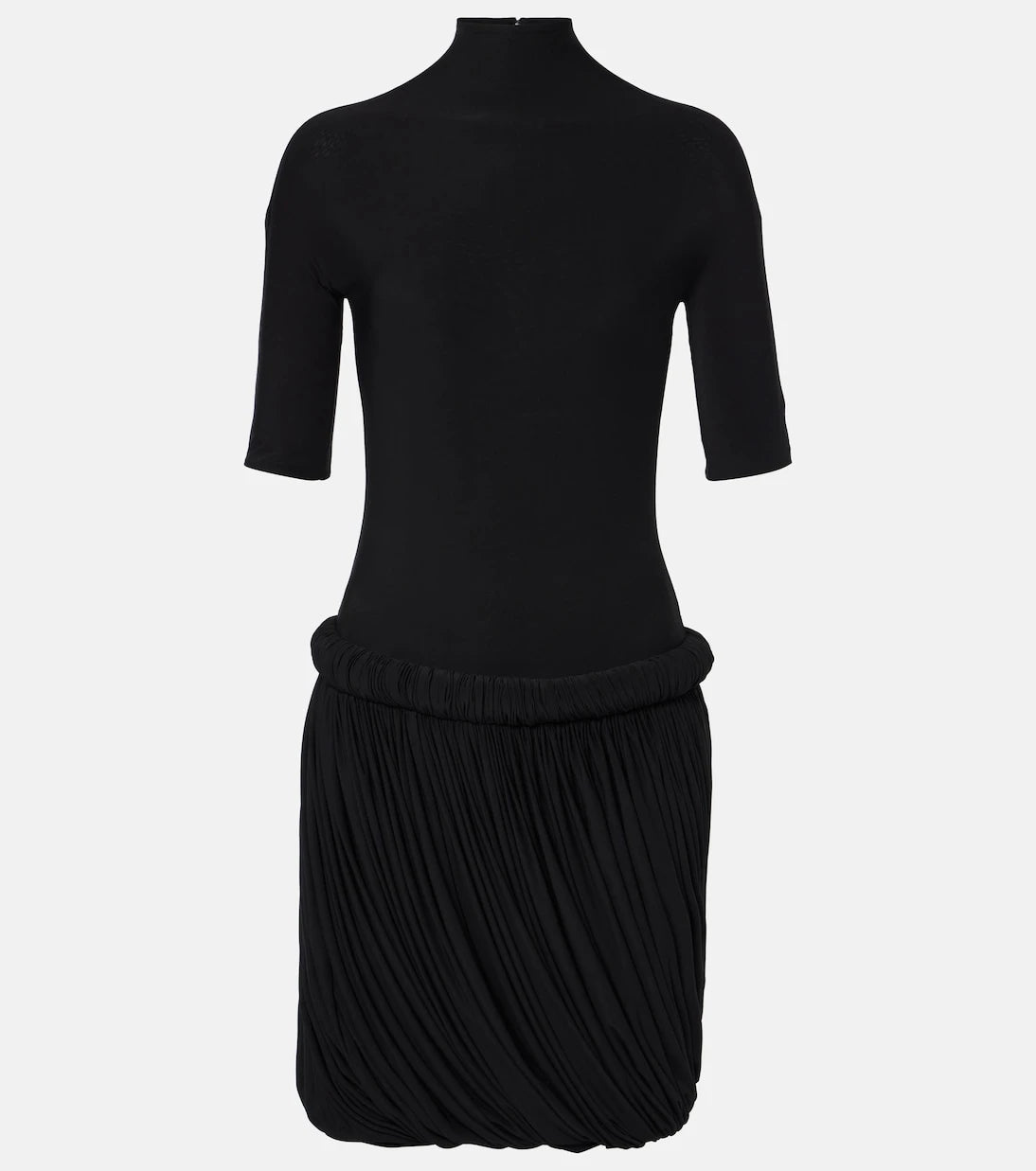 Alaïa - Draped jersey midi dress