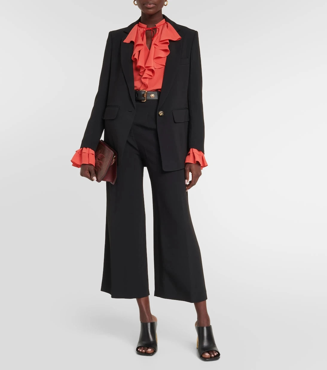 Etro - Single-breasted cady blazer