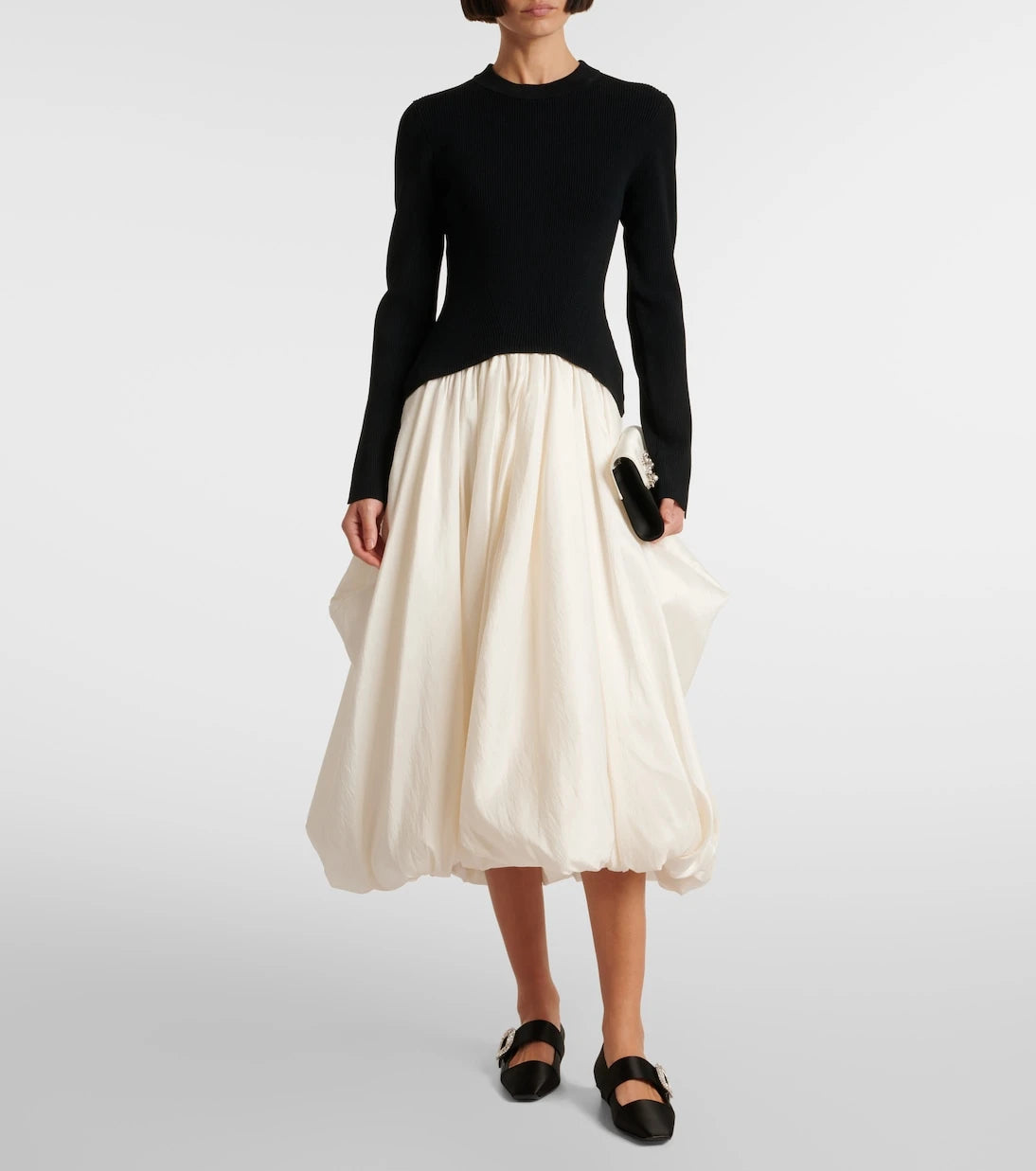 Roger Vivier - Belle Vivier embellished satin flats