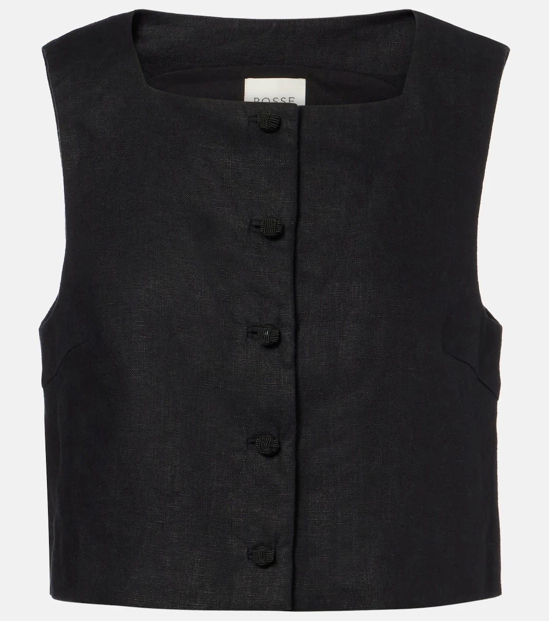 Posse - Rio linen crop top