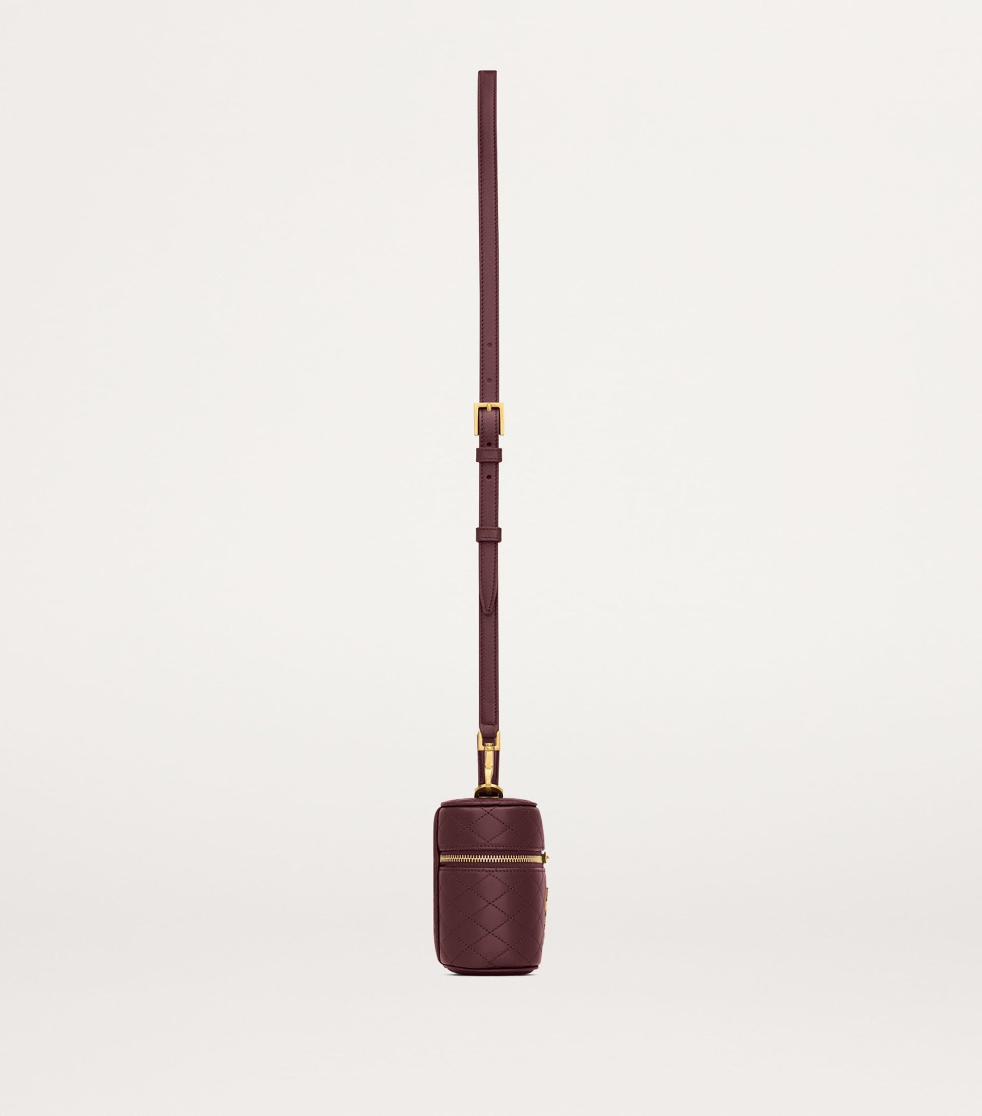 Saint Laurent Burgundy Mini Gaby Top-Handle Bag