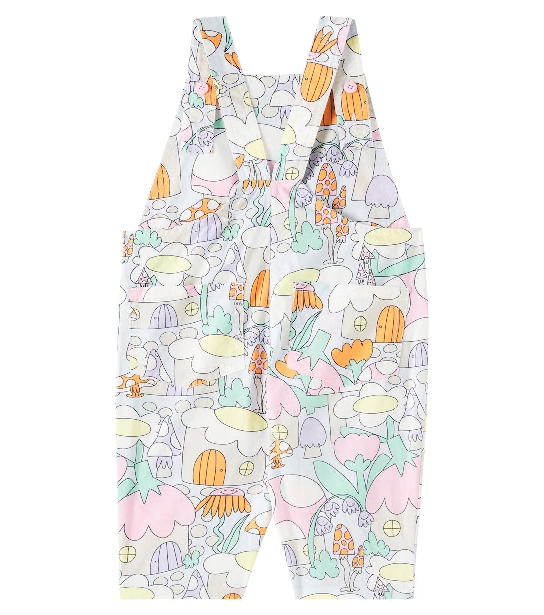 Stella McCartney Kids - Baby printed cotton overalls