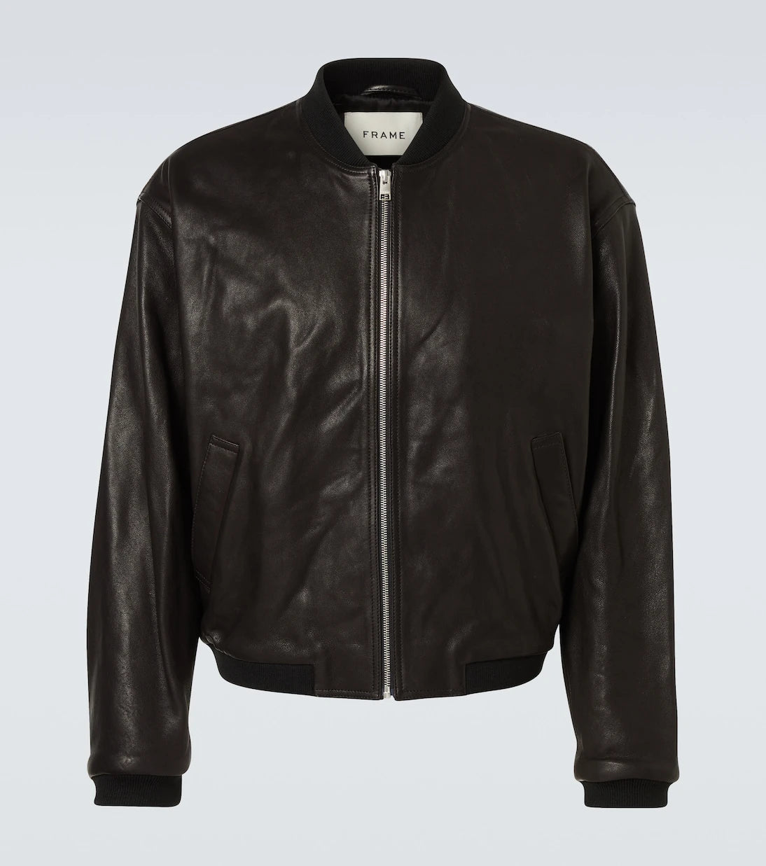 Frame - Leather bomber jacket