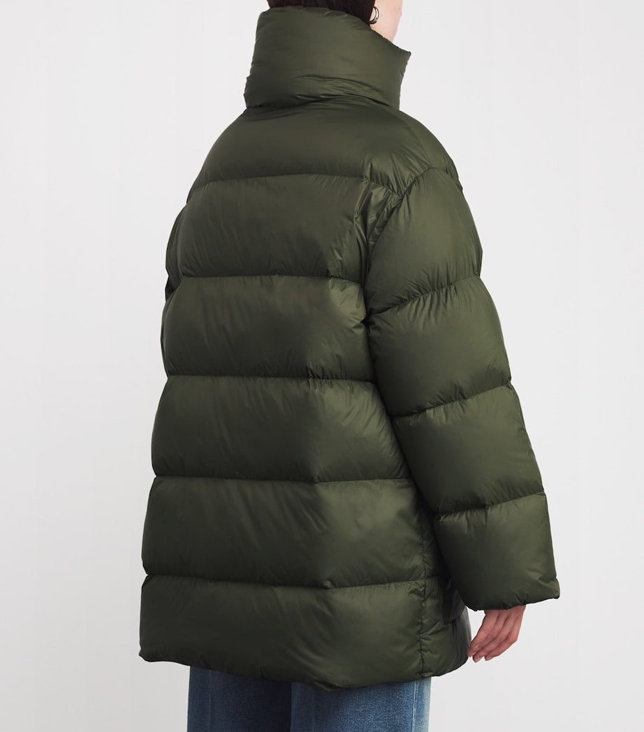 Polo Ralph Lauren Green High-Neck Puffer Jacket