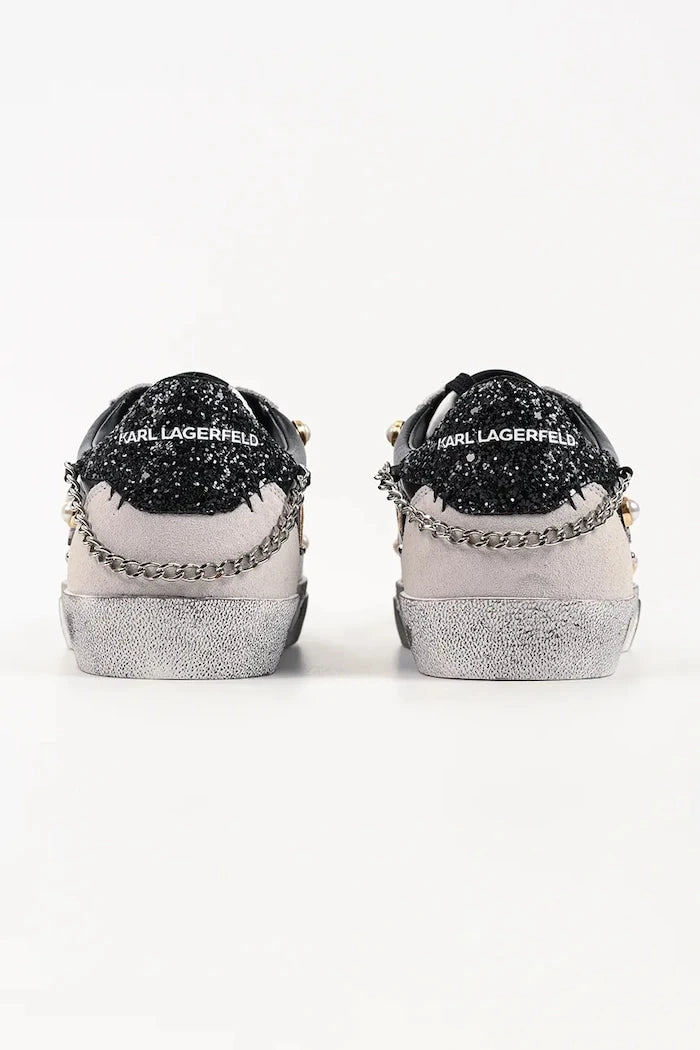 Karl Lagerfeld Skool маратонки дамски от кожа