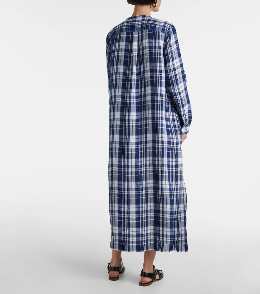 Polo Ralph Lauren - Plaids linen maxi dress