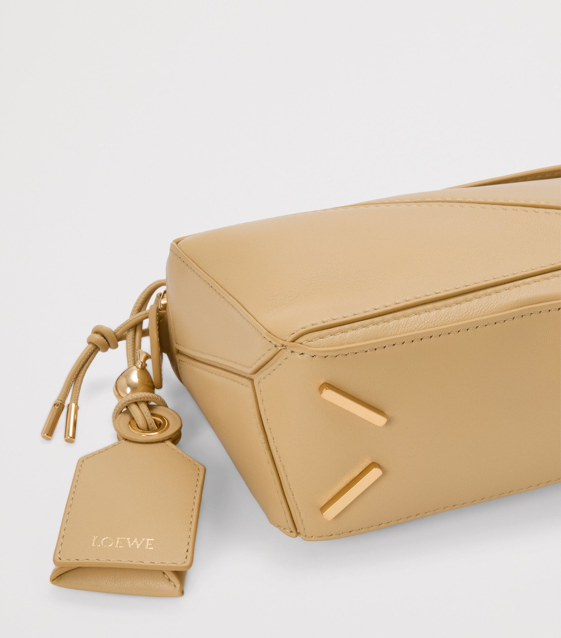 Mini Leather Featherlight Puzzle Top-Handle Bag