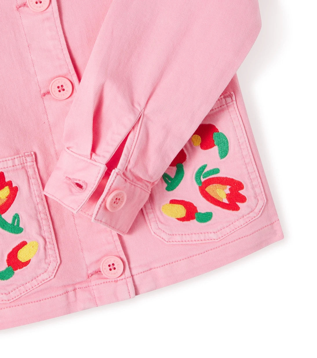 Stella McCartney Kids - Embroidered denim jacket