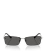 Silver Metal Sunglasses