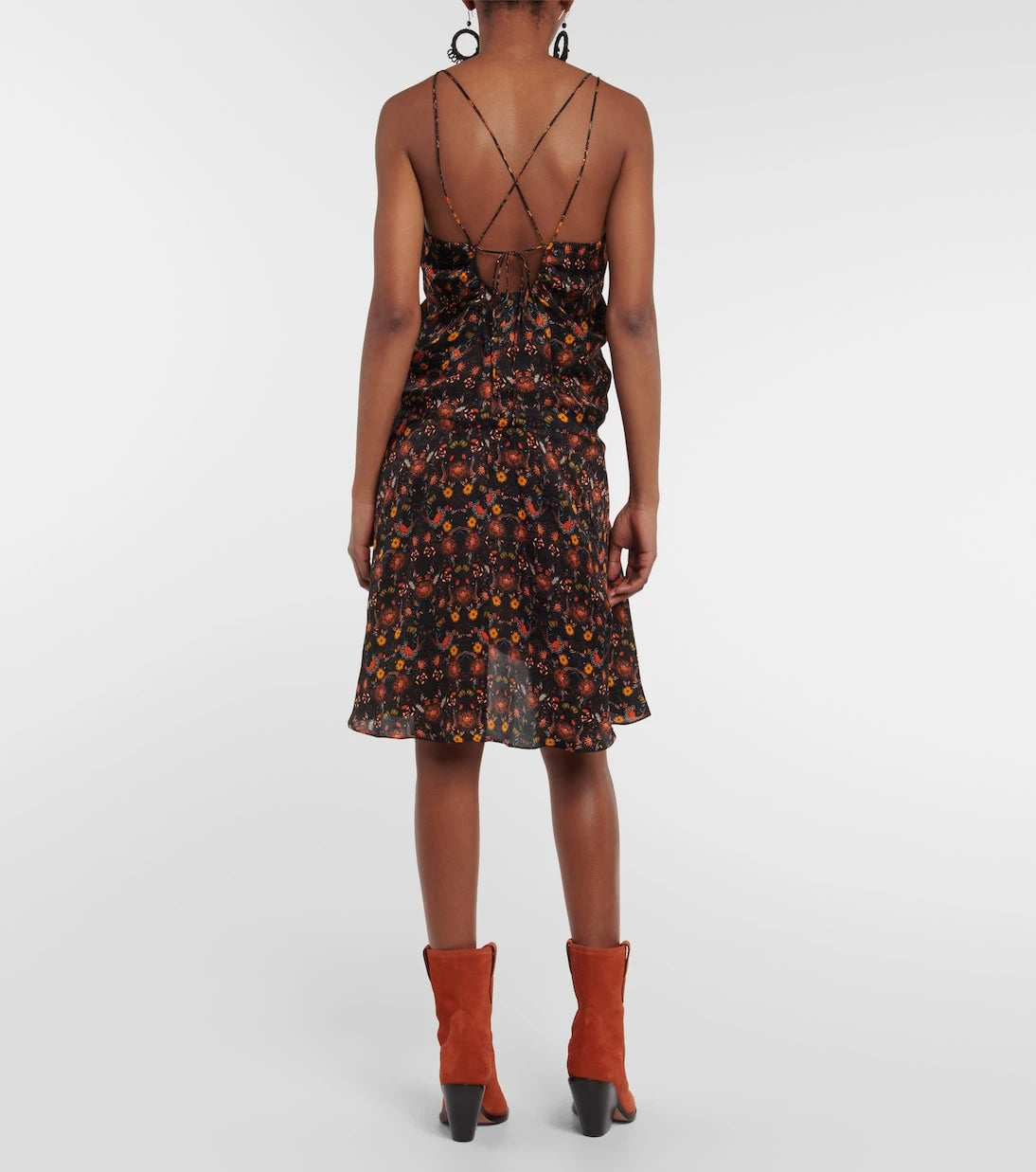 Isabel Marant - Presly floral silk-blend minidress