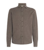 Green Cashmere Overshirt