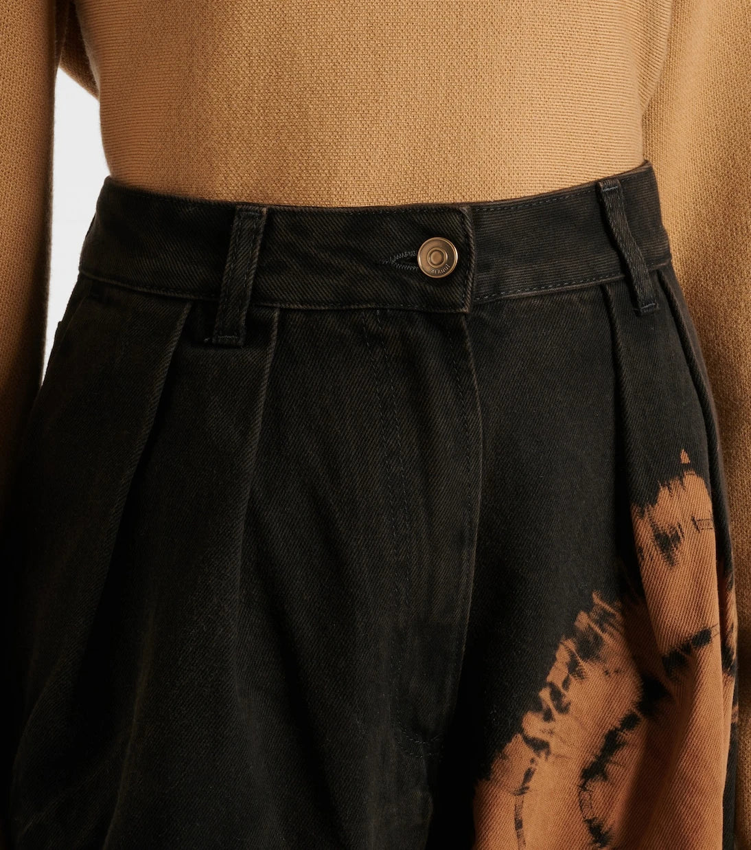 Alanui - Printed cotton wide-leg pants