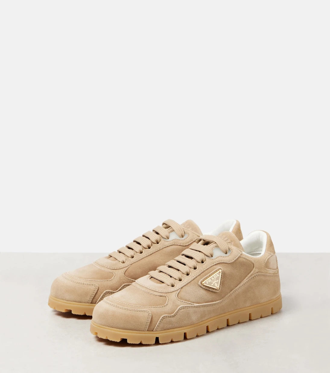 Prada - Trail suede sneakers
