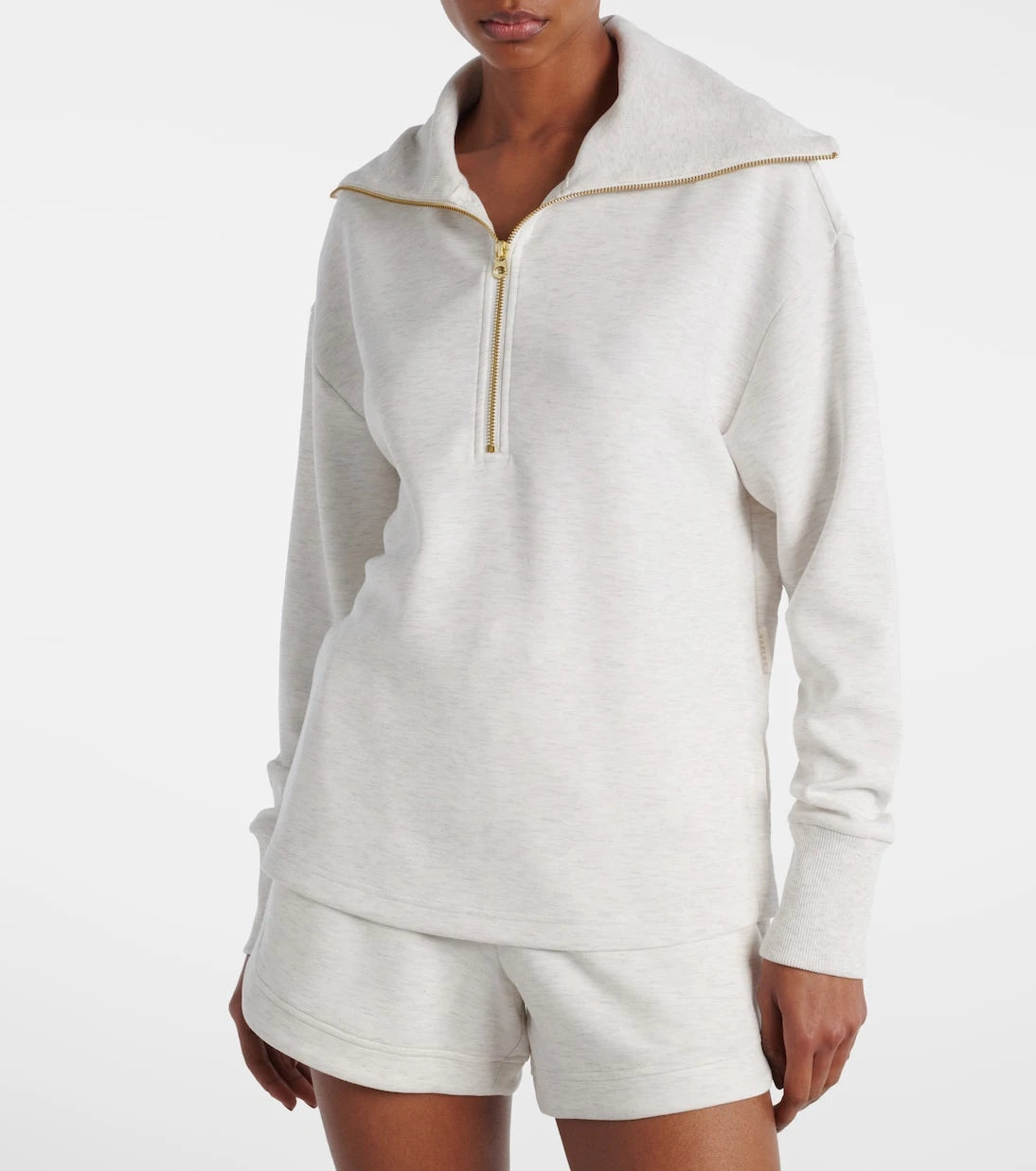 Varley - Larson jersey zip-up sweatshirt