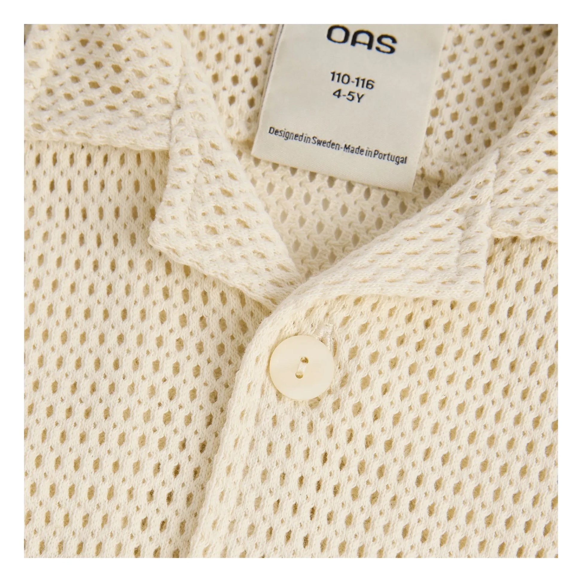 OAS - Nicaro Crochet shirt | Ecru