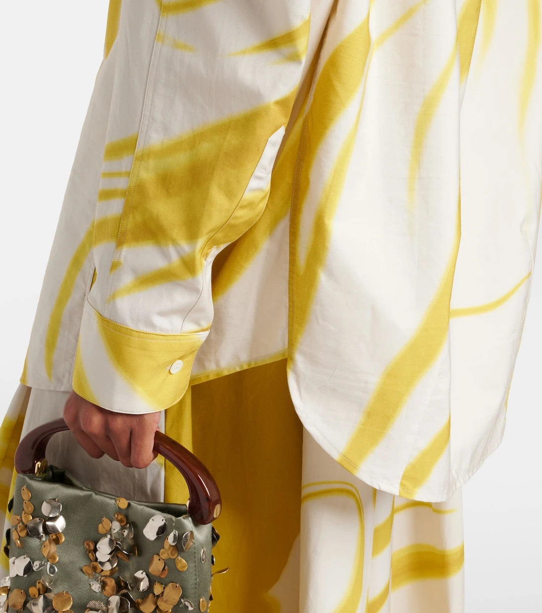 Dries Van Noten - قميص قطني مطبوع