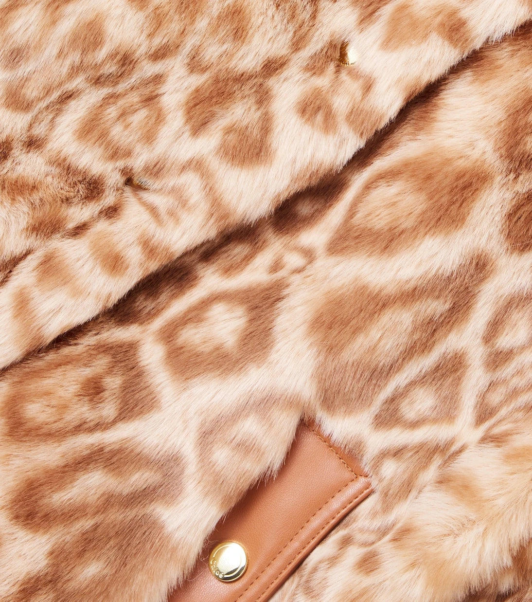 Chloé Kids - Leopar desenli ceket