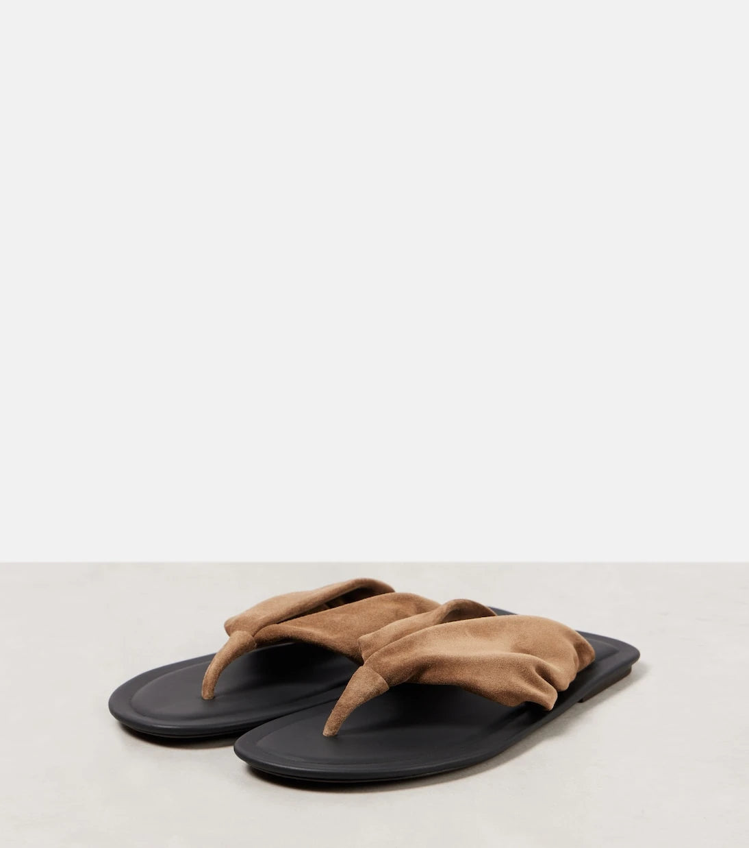 Brunello Cucinelli - Suede thong sandals