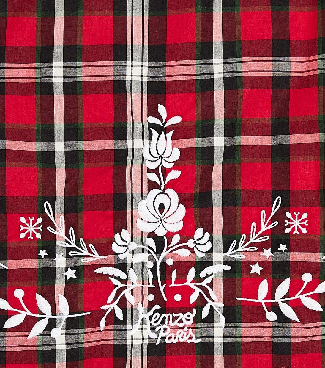 Kenzo Kids - Tartan cotton shirt