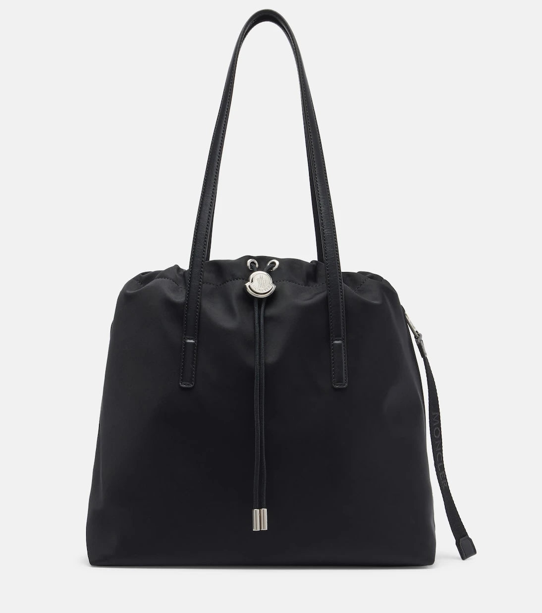 Moncler - New Trick leather-trimmed tote bag