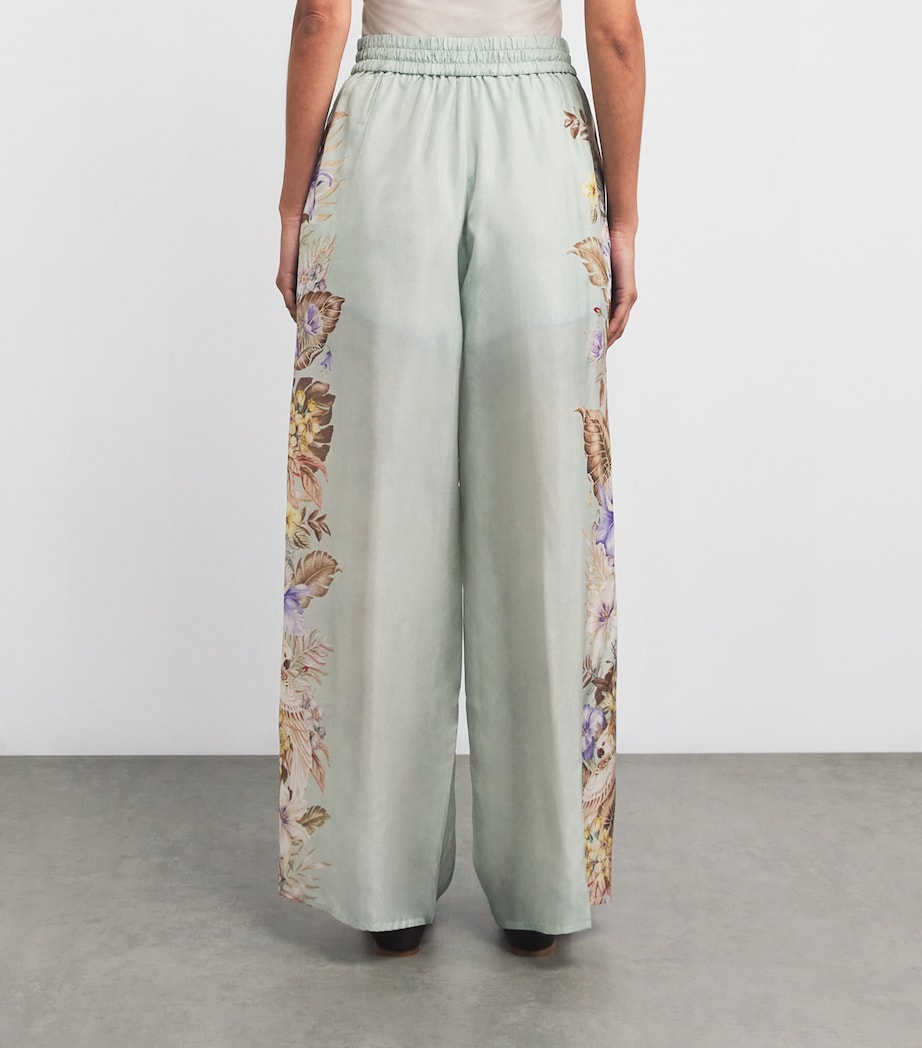 Zimmermann Silk Coco Relaxed Trousers