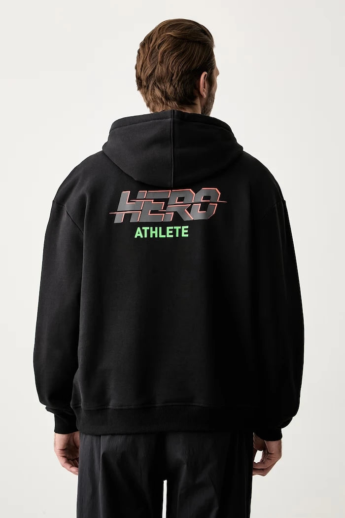 Rossignol erkek pamuklu kapüşonlu sweatshirt