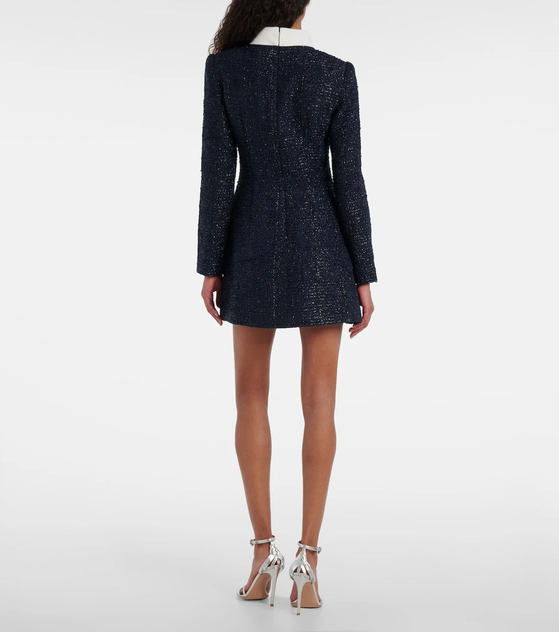 Self-Portrait - Bouclé minidress