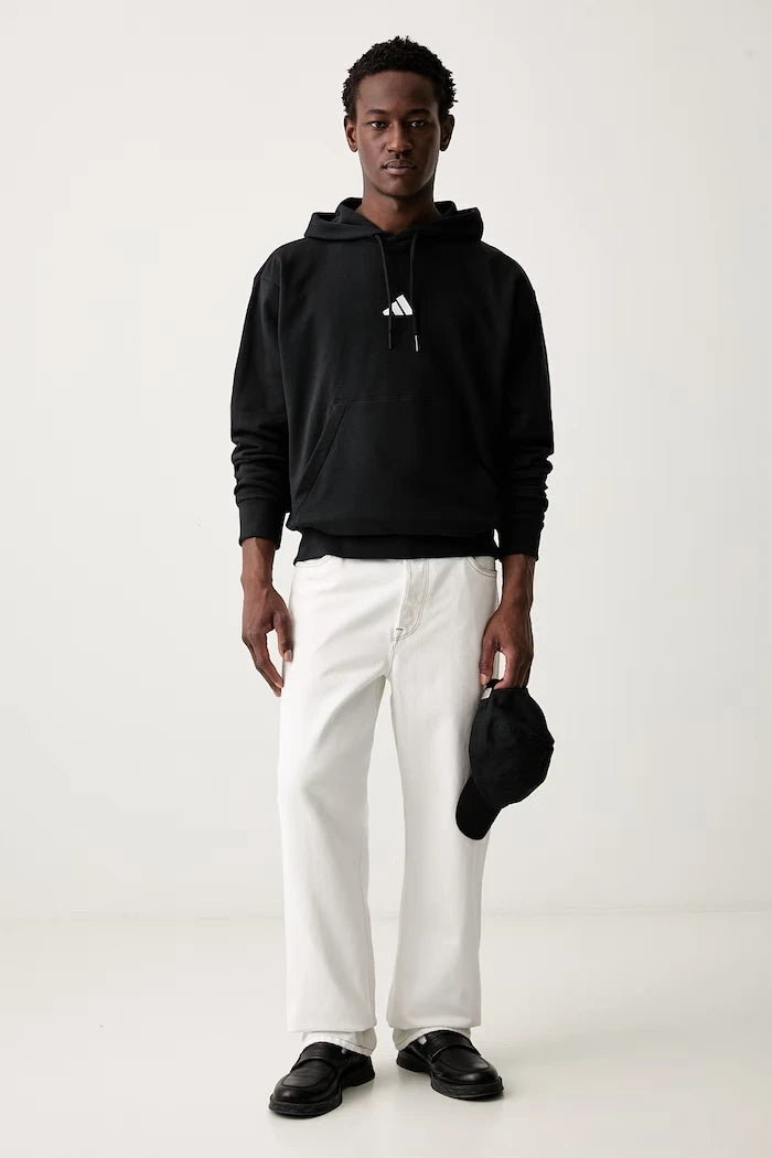 adidas kapüşonlu erkek pamuklu sweatshirt Feelcozy