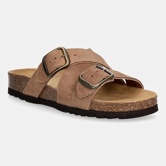 Scholl чехли дамски от велур SELENE