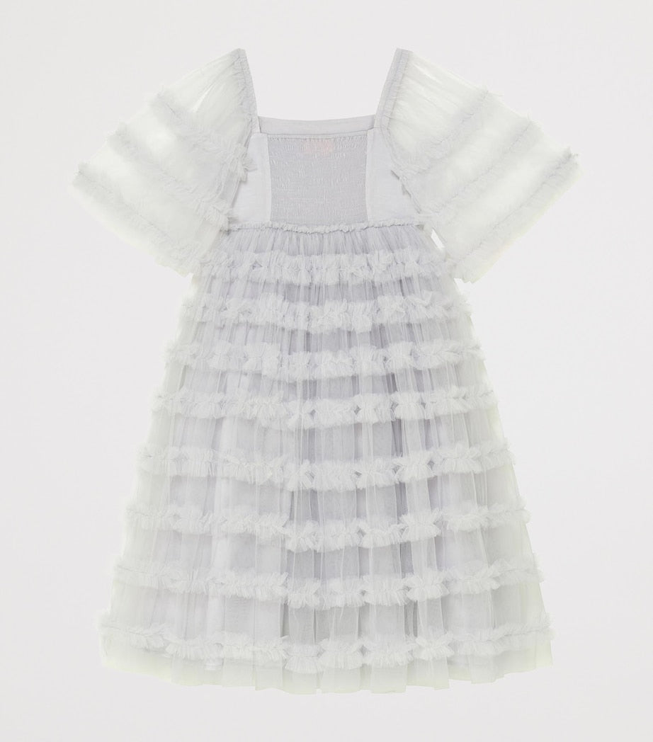 Silver Cotton Blooming Blossom Dress (12 Years)