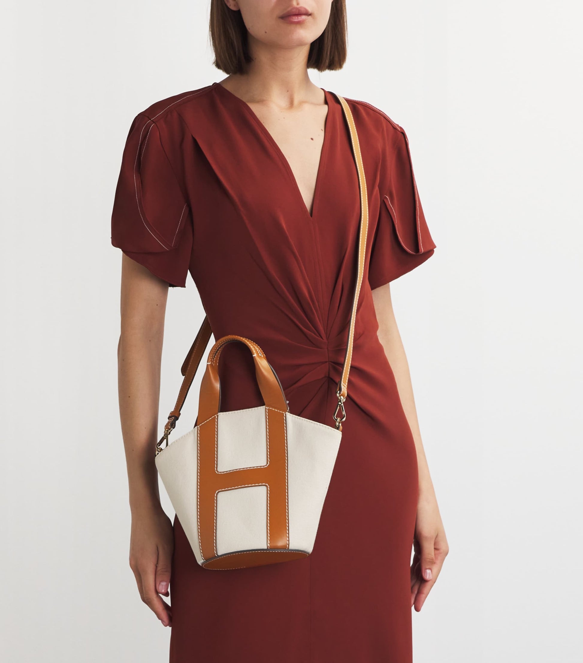 Ivory Grab Canvas Tote Bag