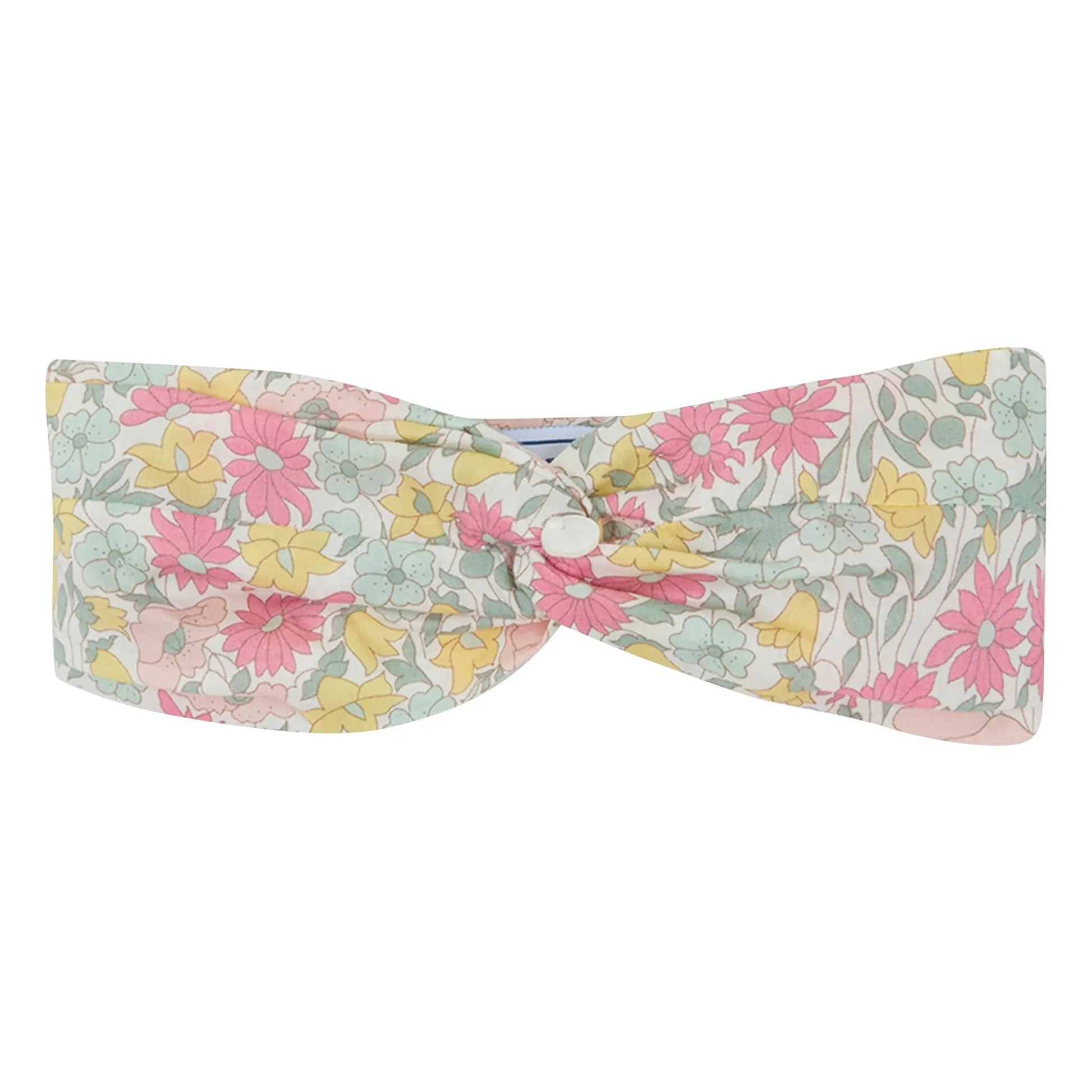 Tartine et Chocolat - Flowered Bow Headband | Yellow