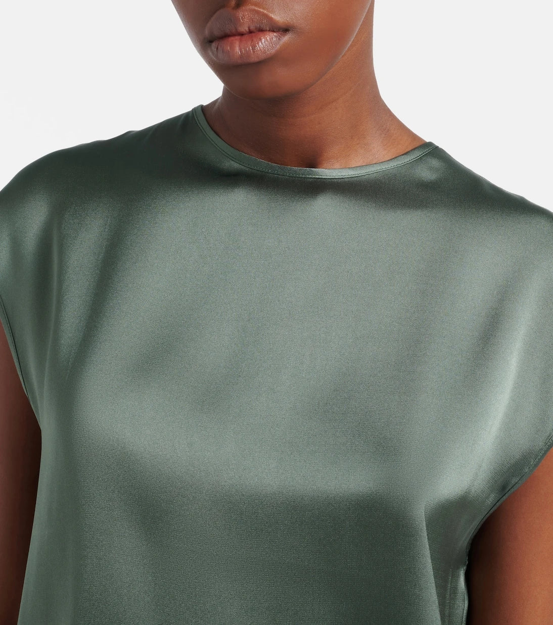 Asceno - Dasha silk twill top