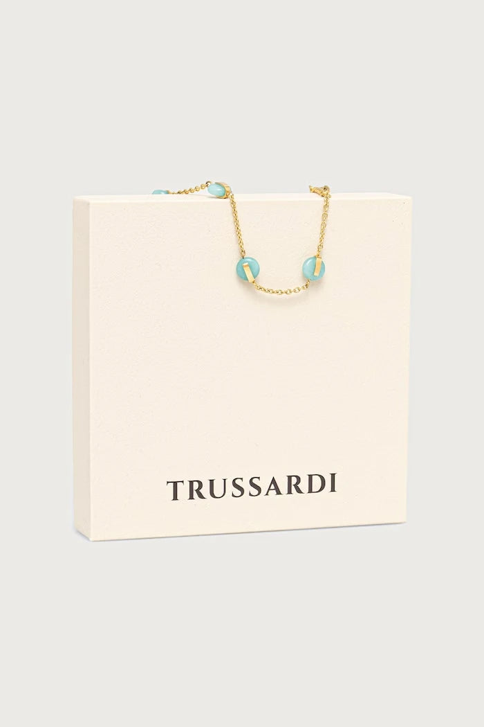 Trussardi metal akik kadın bilekliği