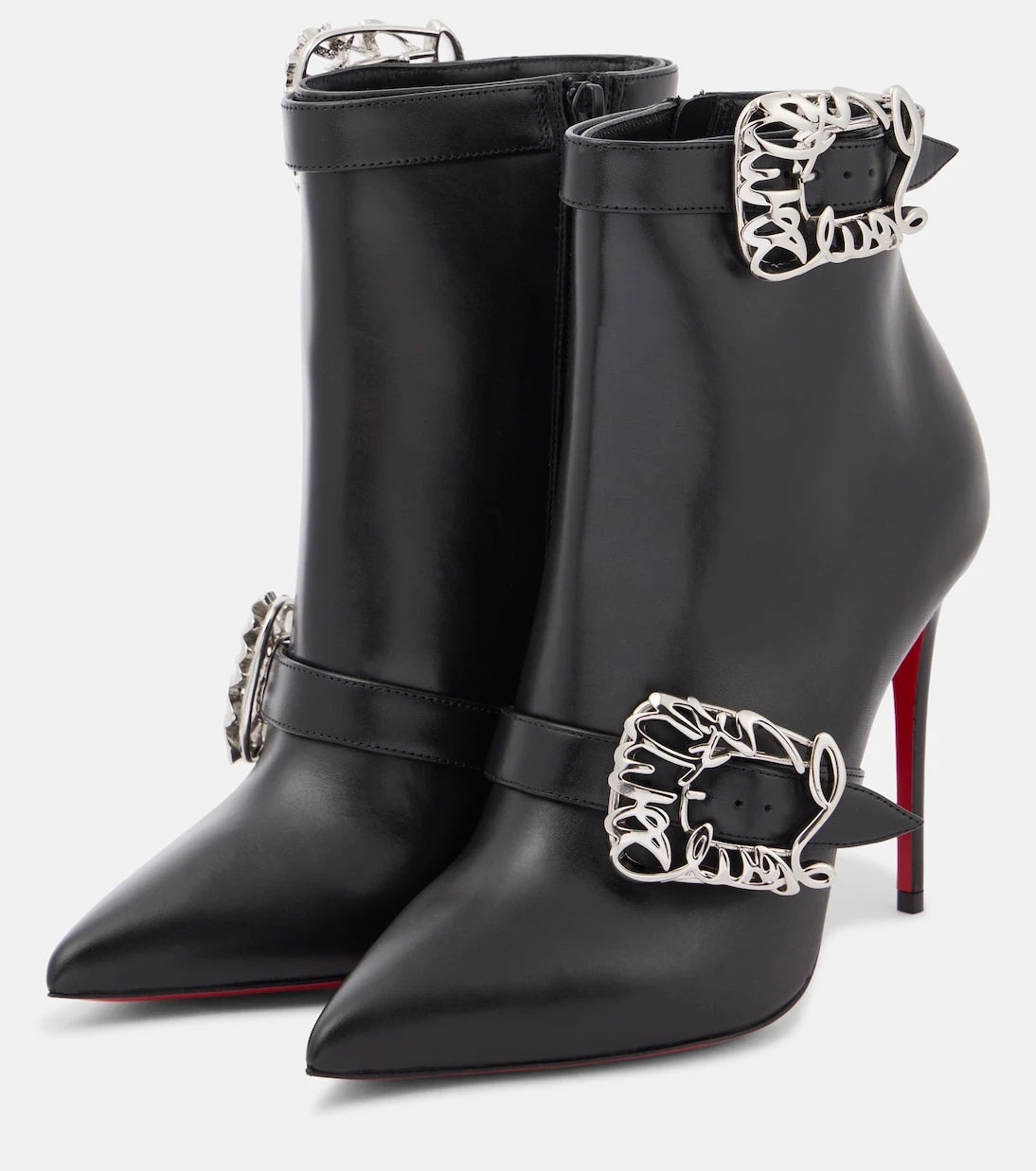 Christian Louboutin - حذاء الكاحل Giddylina 100 من الجلد