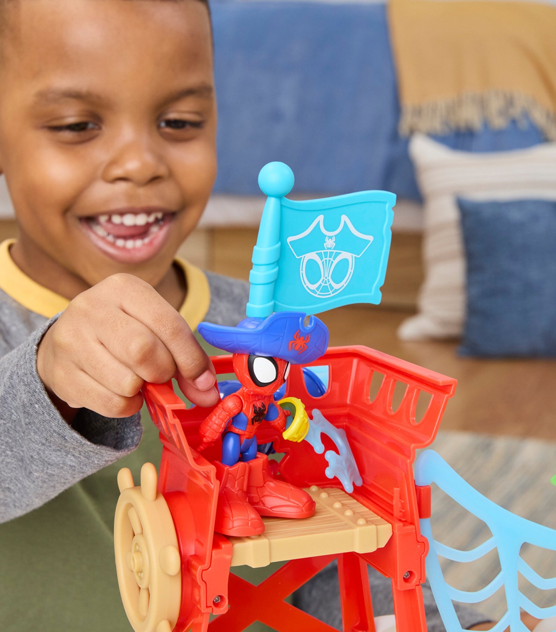 Marvel Spider-Man Water-Webs Spidey Island Playset