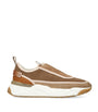 Leather Yoko Slip-On Sneakers BROWN