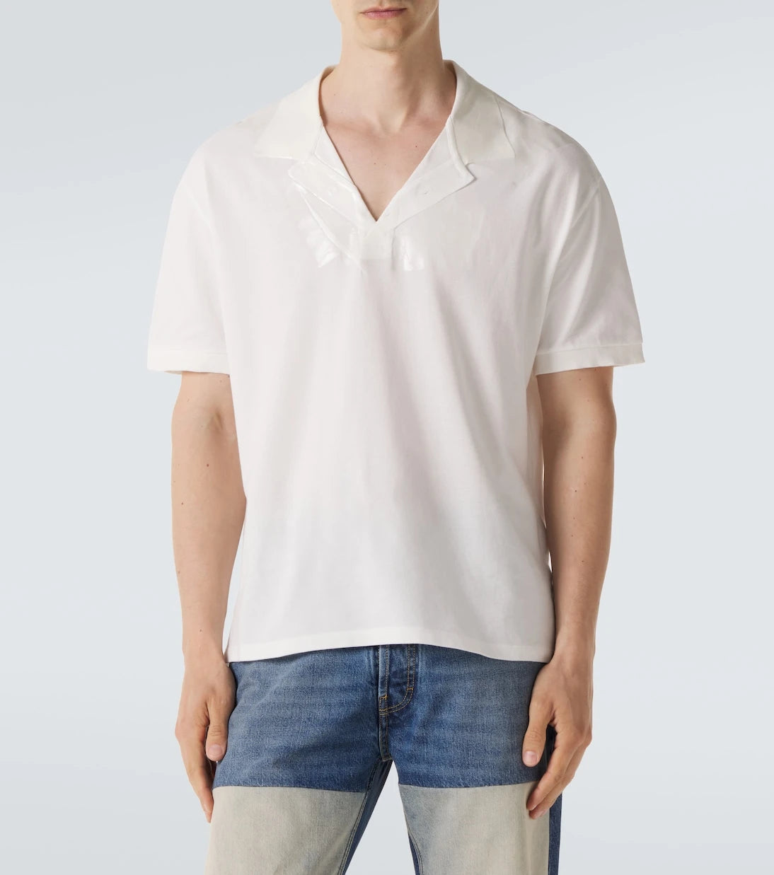 Maison Margiela - Cotton piqué polo shirt