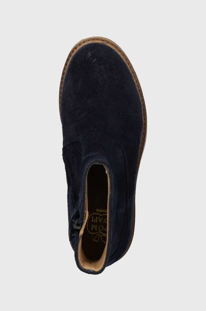 Детски велурени боти Pom D'api SISTER BOOTS