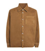 Brown Cotton Ami de Coeur Overshirt