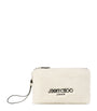 Multi Shearling Logo Pouch