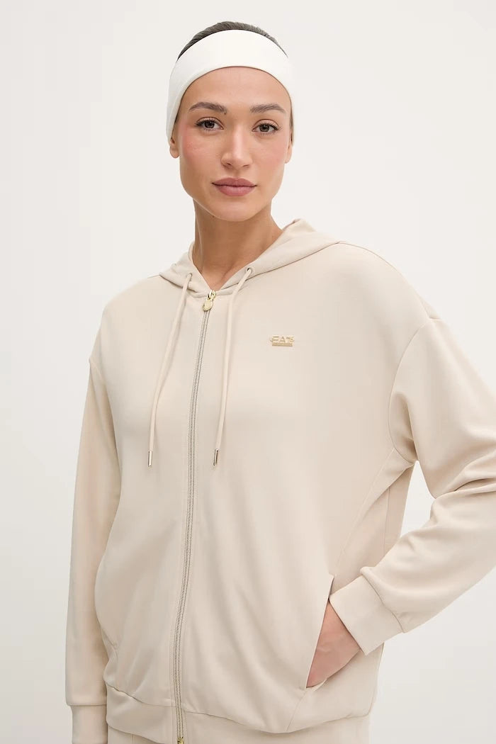 EA7 Emporio Armani суичър дамски с модал