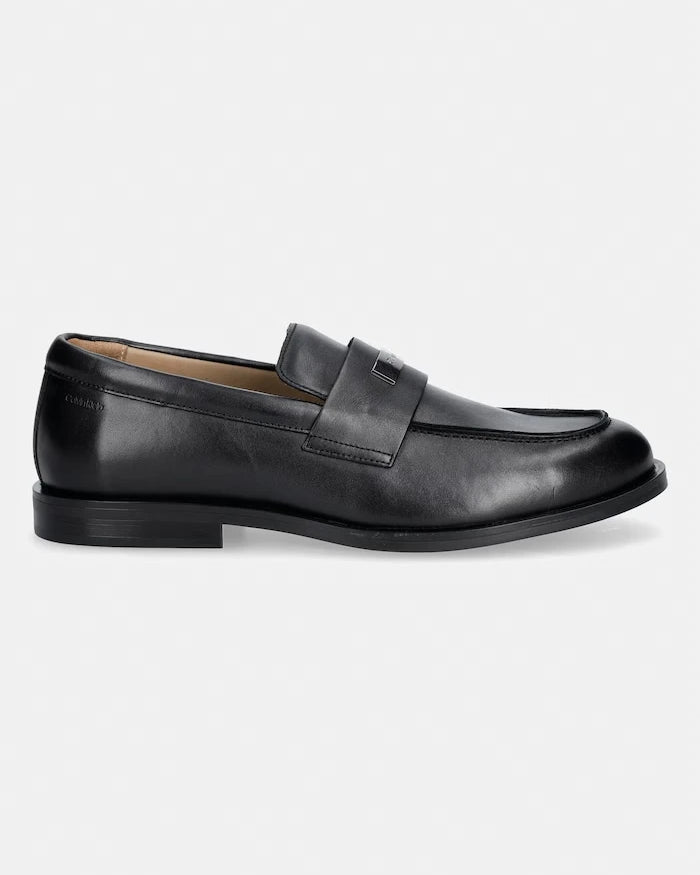 Calvin Klein Erkek Deri Mokasen ESS RUBBER LOAFER HW PLAQ VA LTH