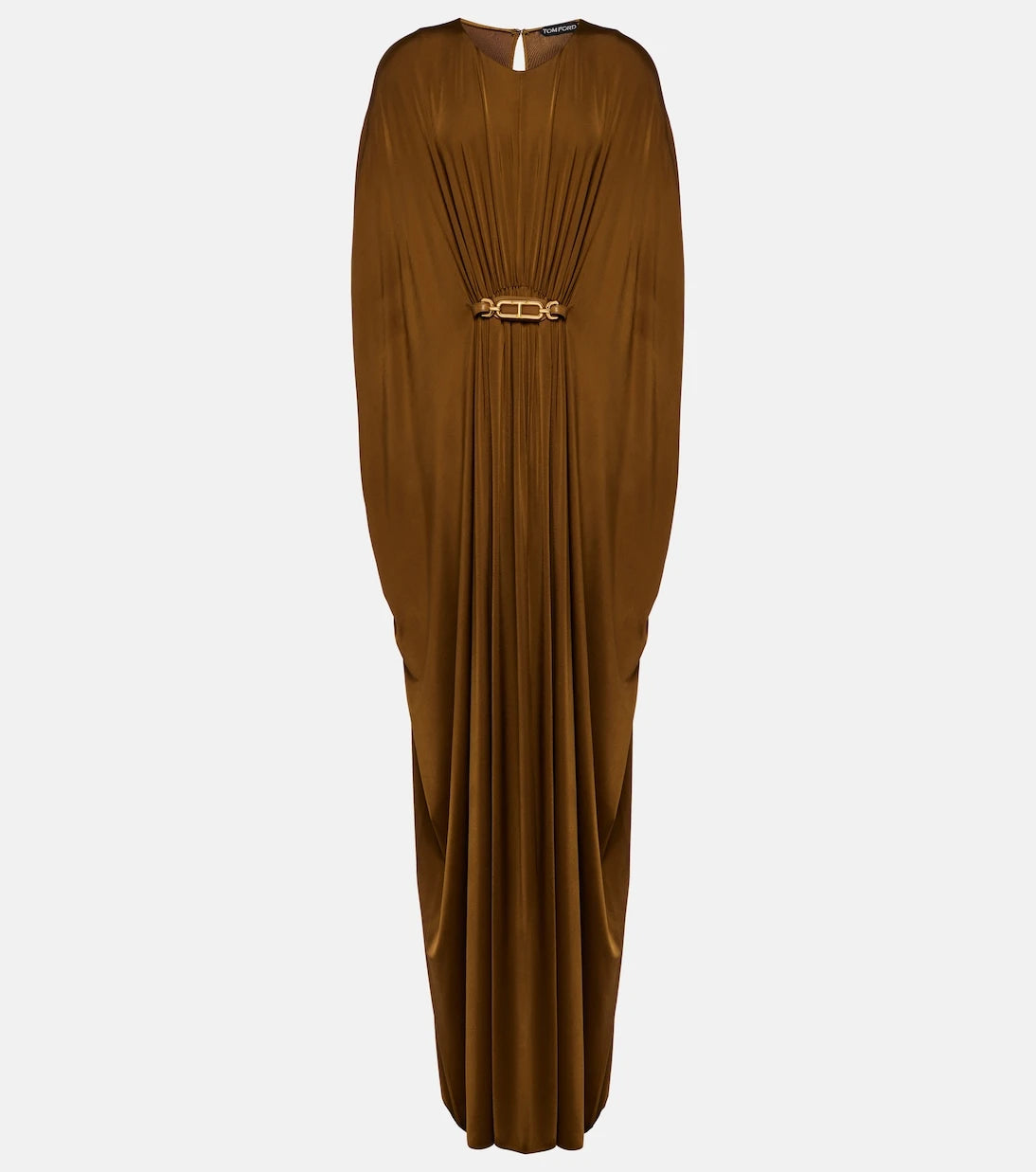 Tom Ford - Belted satin jersey kaftan